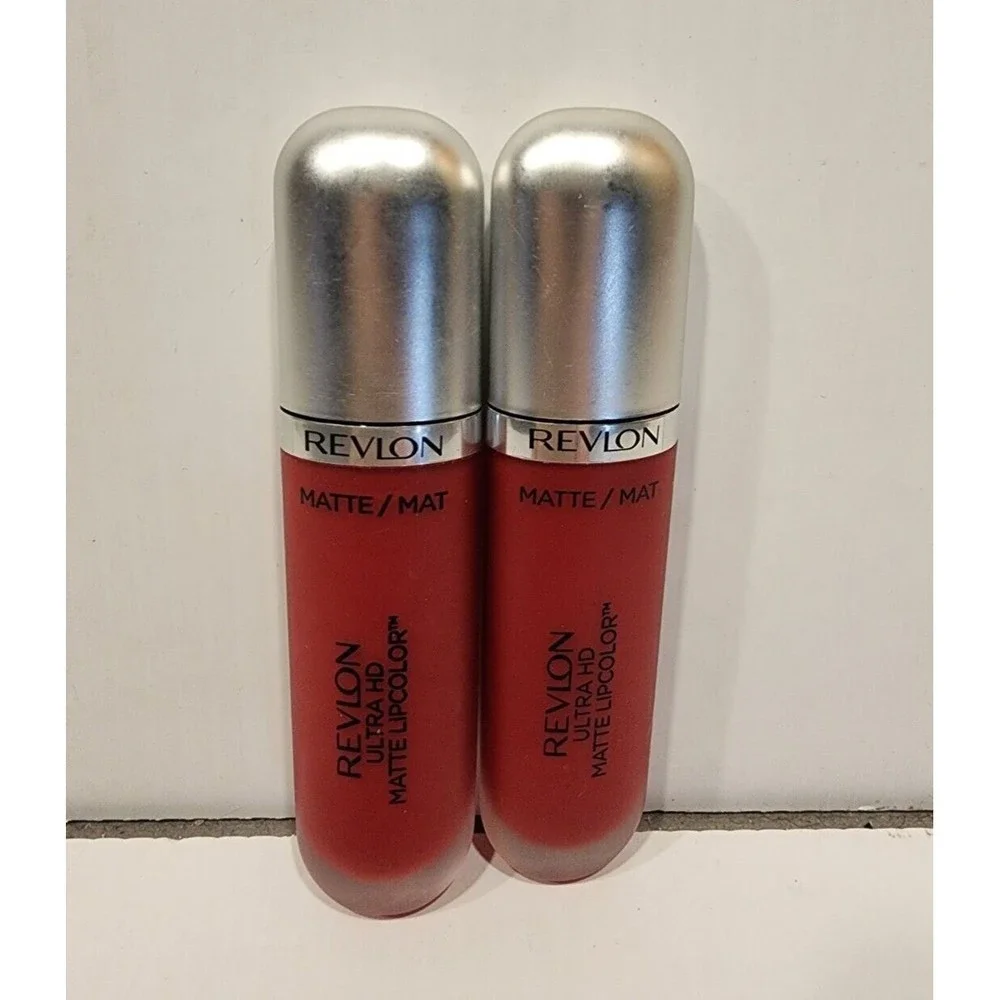 Revlon‎ Ultra HD Matte Lipcolor  #635 Passion   Set of 2 New/Sealed